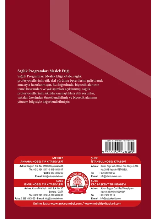 Sağlık Programları Meslek Etiği