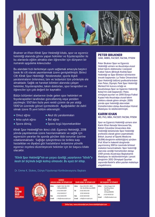 Brukner & Khans Klinik Spor Hekimliği Cilt 1 Yaralanmalar