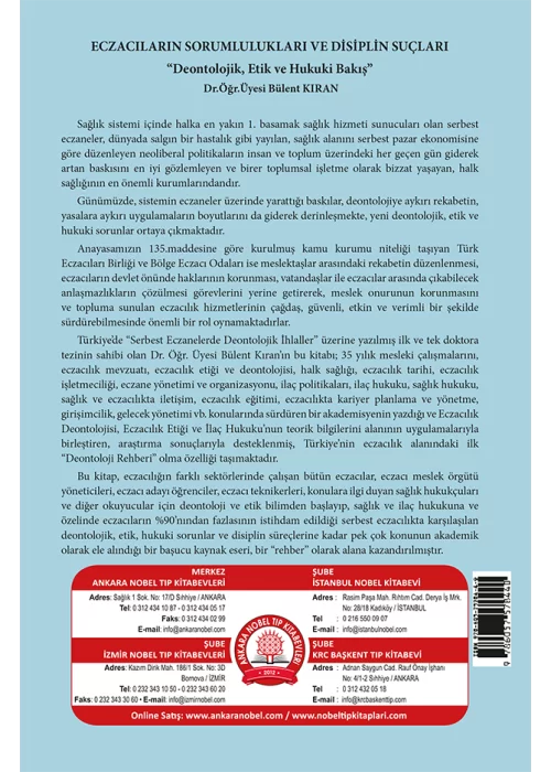 Eczacıların Sorumlulukları ve Disiplin Suçları