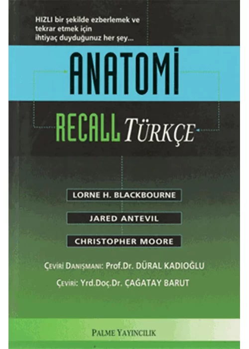Anatomi Recall Türkçe