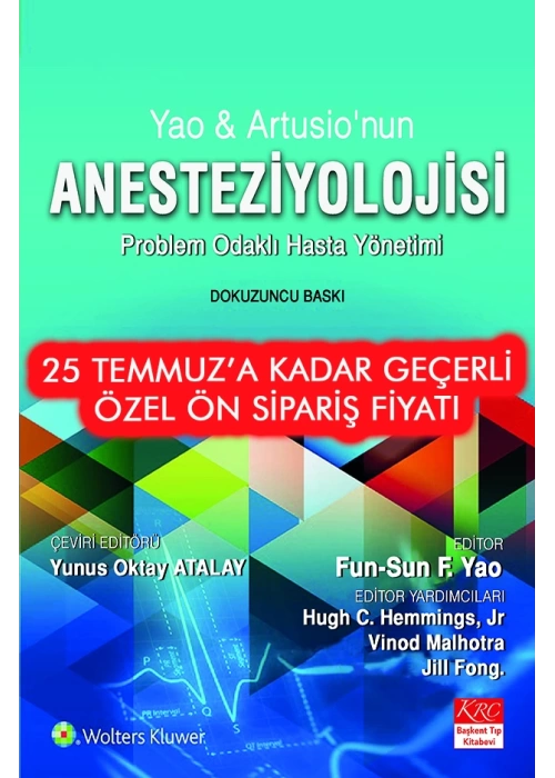 Yao & Artusionun Anesteziyolojisi Problem Odaklı Hasta Yönetimi