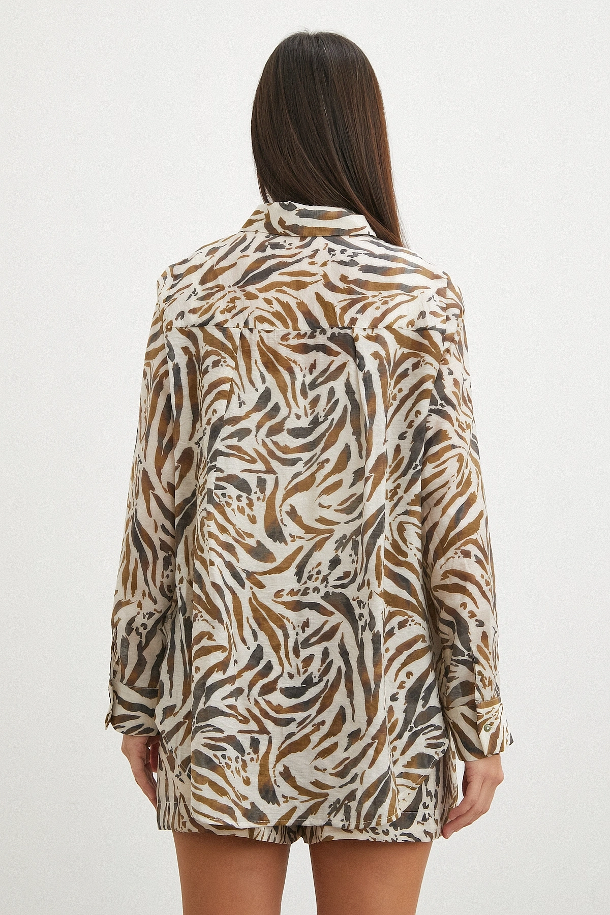Animal Print Gömlek