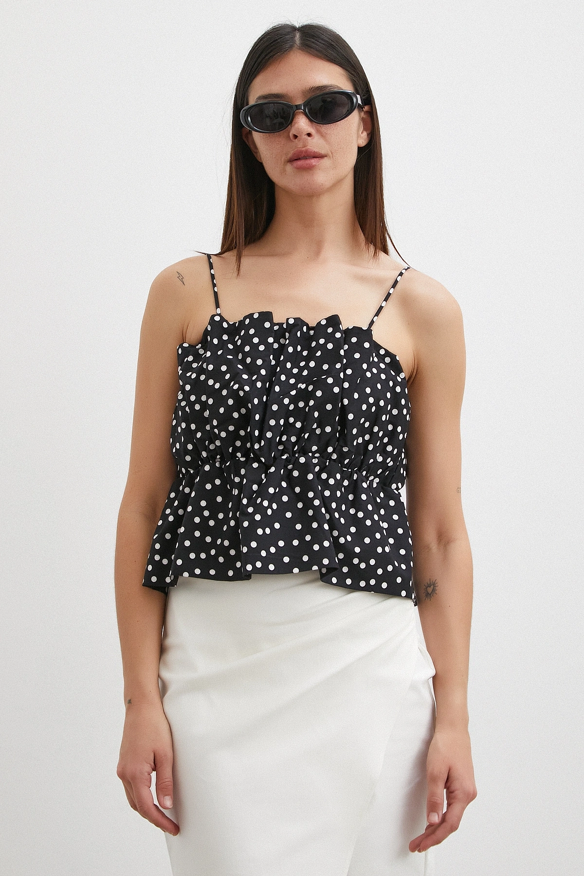 Askılı Crop Bluz