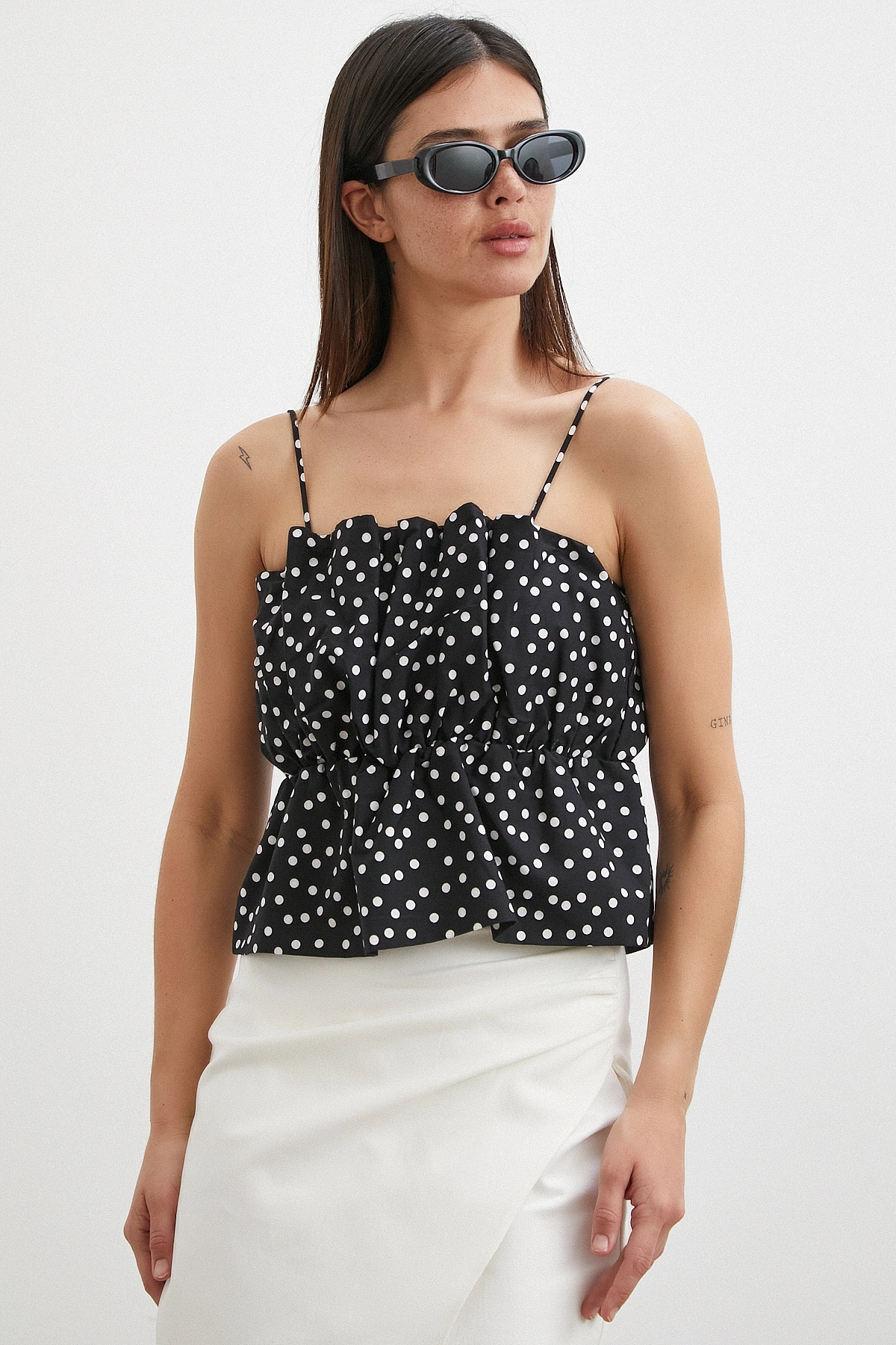 Askılı Crop Bluz