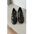 Siyah Yılan Deri Maskülen Ayakkabı