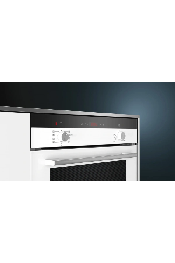 Siemens iQ300 Buhar Destekli Ankastre Fırın 60 x 60 cm Beyaz