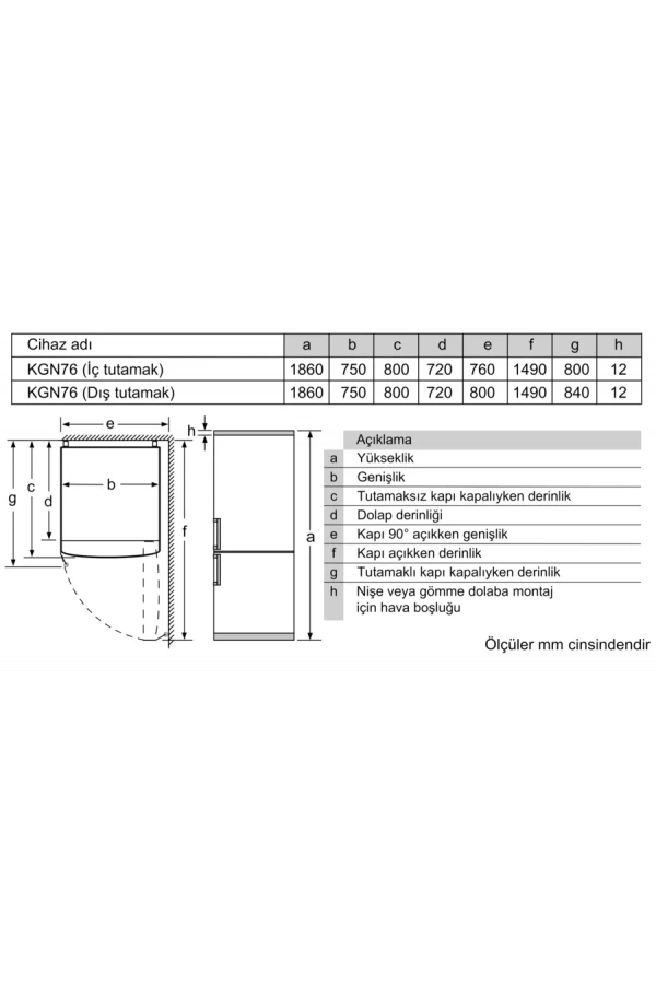 Siemens i500 noFrost Alttan Donduruculu Buzdolabı Yeni XL