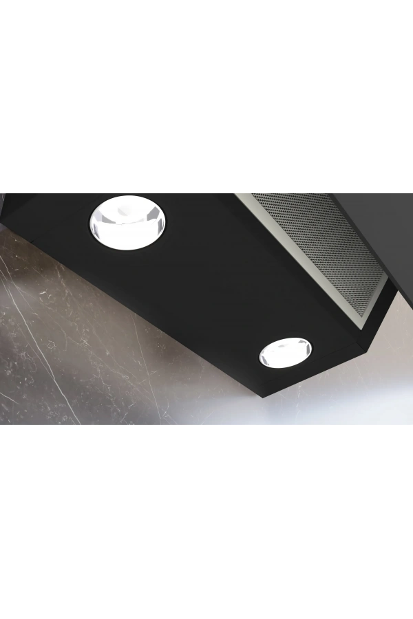 Siemens iQ100, Duvar tipi davlumbaz, eğimli cam tasarım, 60 cm, antrasit gri