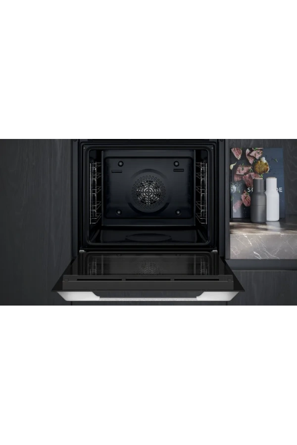 Siemens iQ300 Buhar Destekli Ankastre Fırın 60 x 60 cm Beyaz