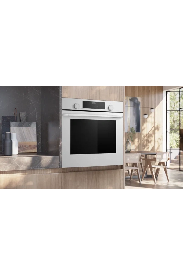 Siemens iQ300 Buhar Destekli Ankastre Fırın 60 x 60 cm Beyaz