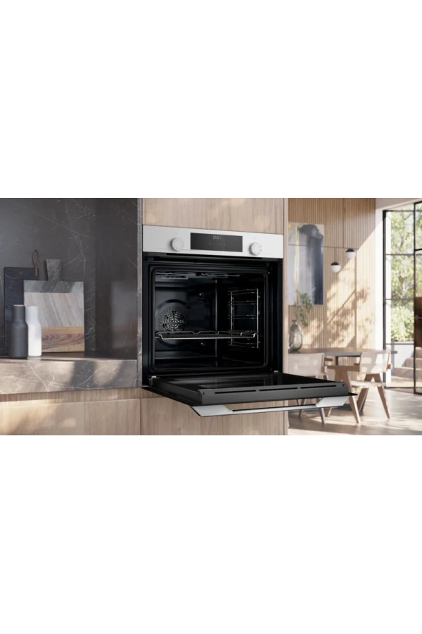 Siemens iQ300 Buhar Destekli Ankastre Fırın 60 x 60 cm Beyaz