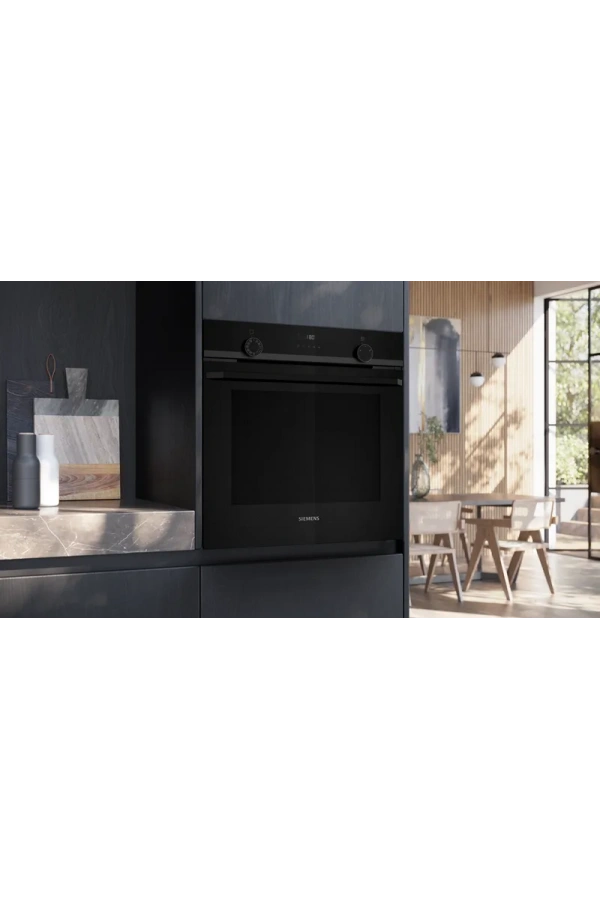 Siemens iQ300 Buhar Destekli Ankastre Fırın 60 x 60 cm darkSteel Line