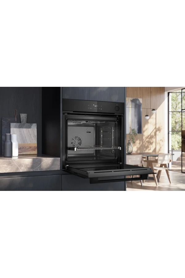 Siemens iQ300 Buhar Destekli Ankastre Fırın 60 x 60 cm Siyah inox