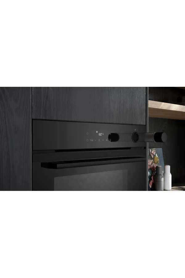 Siemens iQ300 Buhar Destekli Ankastre Fırın 60 x 60 cm Siyah inox