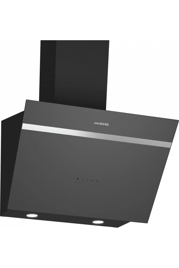 Siemens iQ300 Duvar Tipi Davlumbaz 60 cm Şeffaf Gri Baskılı Cam