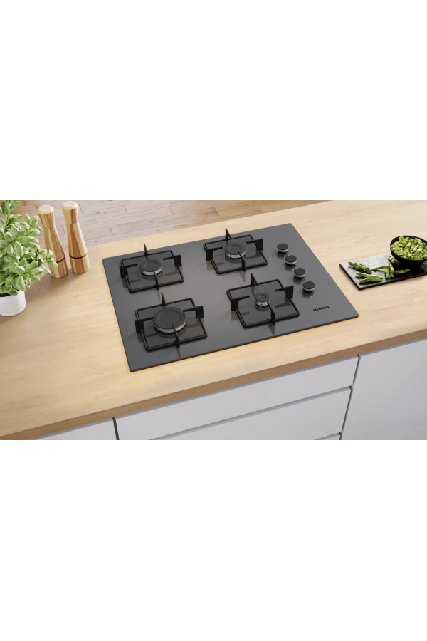 Siemens iQ300 Gazlı Ocak 67 cm Sert cam,