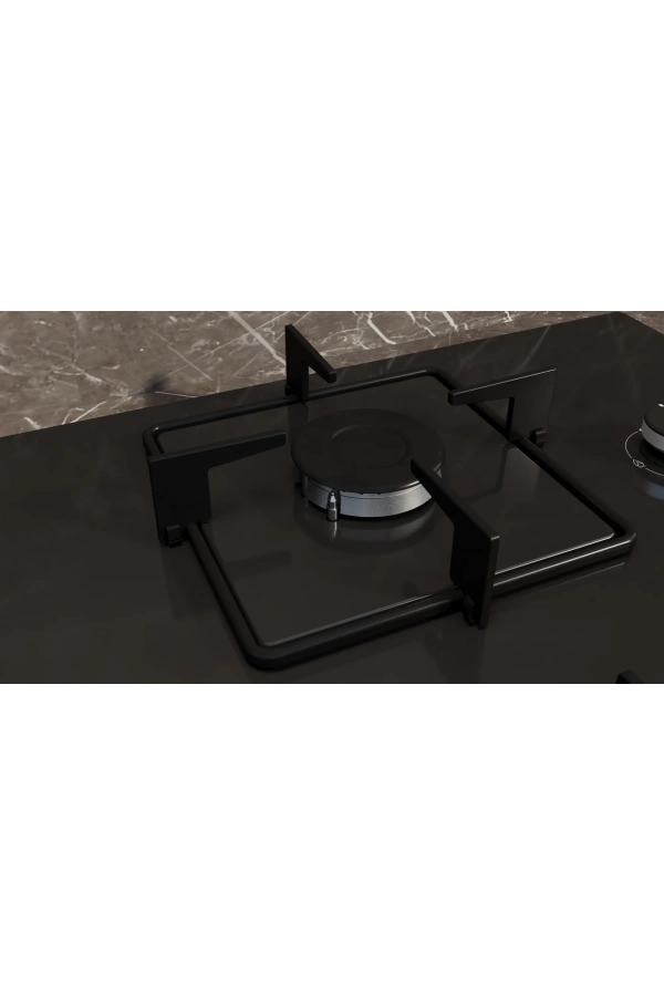 Siemens iQ300 Gazlı Ocak 67 cm Sert cam, Siyah