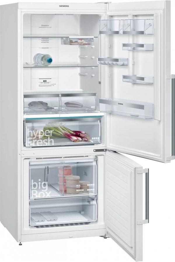 Siemens iQ500 Alttan Donduruculu Buzdolabı 186 x 75 cm Beyaz