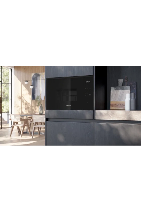 Siemens iQ500 Built-In Microwave with grill Siyah