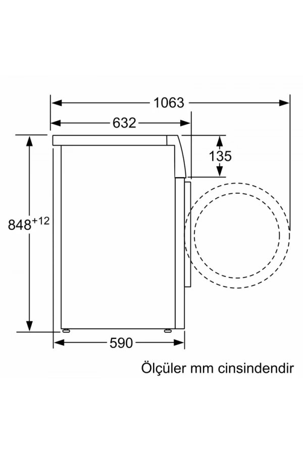 Siemens iQ500 Çamaşır Makinesi 9 kg maks. 1400 dev./dak.