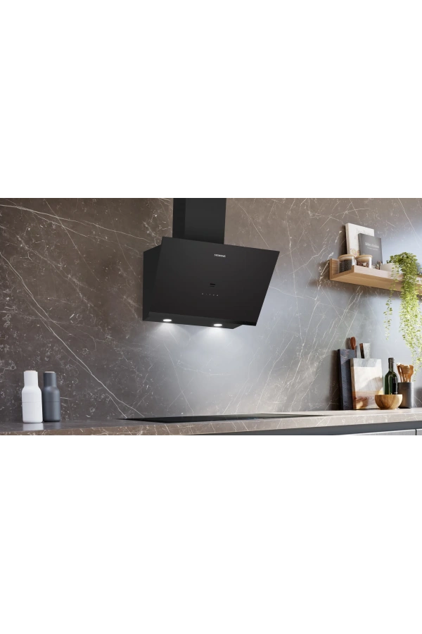 Siemens iQ500 Duvar Tipi Davlumbaz 60 cm Siyah Cam