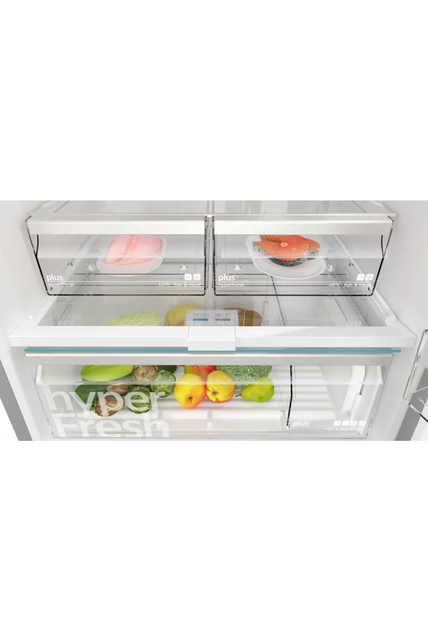 Siemens iQ500 Üstten Donduruculu Buzdolabı 186 x 75 cm Kolay temizlenebilir Inox, Total noFrost