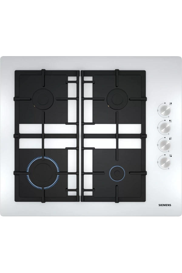 Siemens iQ100 Gazlı Ocak 60 cm Sert cam, Beyaz