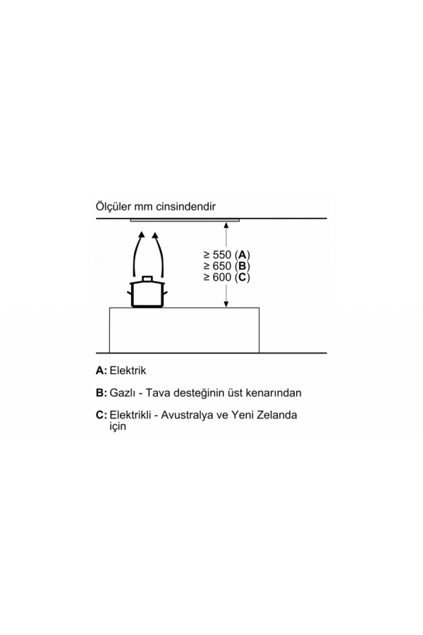 Siemens iQ500 Gömme Aspiratör 86 cm Paslanmaz çelik