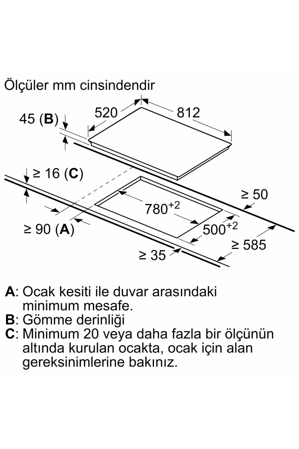 Siemens iQ500 Elektrikli Ocak 80 cm Siyah,