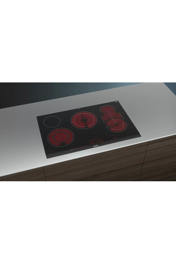 Siemens iQ500 Elektrikli Ocak 80 cm Siyah,