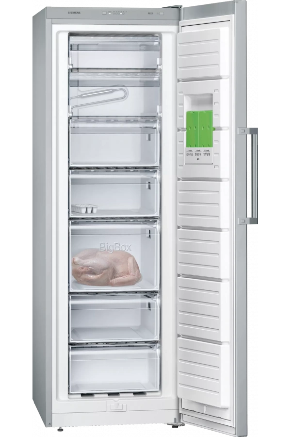 Siemens iQ300 Solo Derin Dondurucu 176 x 60 cm Kolay temizlenebilir Inox