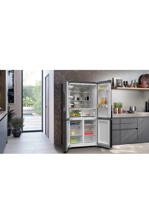 Siemens iQ500 multi door 183 x 90.5 cm Koyu Çelik