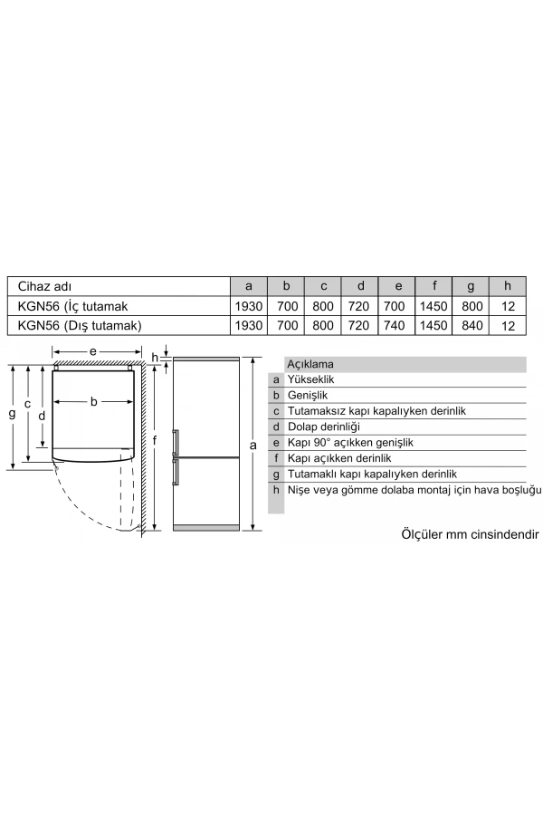 Siemens iQ500 Alttan Donduruculu Buzdolabı