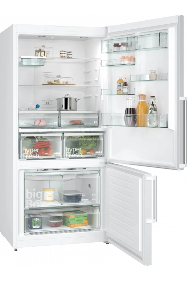 Siemens iQ500 Alttan Donduruculu Buzdolabı 186 x 86 cm Beyaz