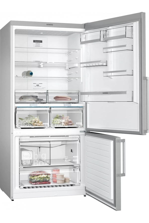 Siemens iQ500 Alttan Donduruculu Buzdolabı 186 x 86 cm Kolay temizlenebilir Inox