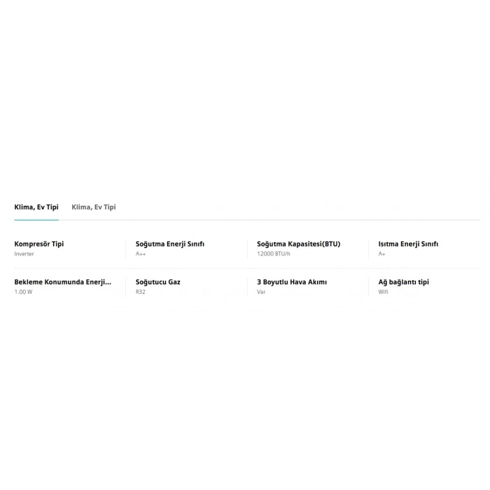 Siemens AS12IXB32N Klima 12.000 Btu/h iç ünite