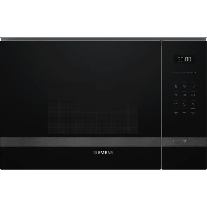 Siemens BE525LMH2 iQ500 Ankastre Mikrodalga, Izgara Fonksiyonlu darkSteel Line