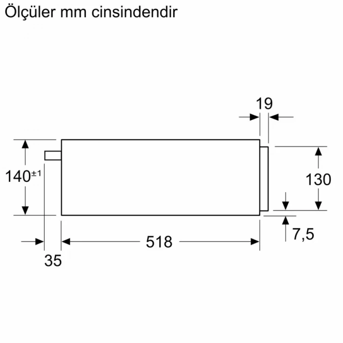 Siemens BI710C1B1 Multifonksiyonel Isıtma Çekmecesi
