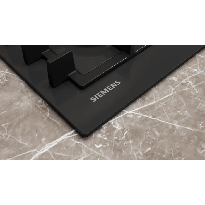 Siemens EN6B6NP40R iQ300 Gazlı Ocak 60 cm Sert cam, Siyah