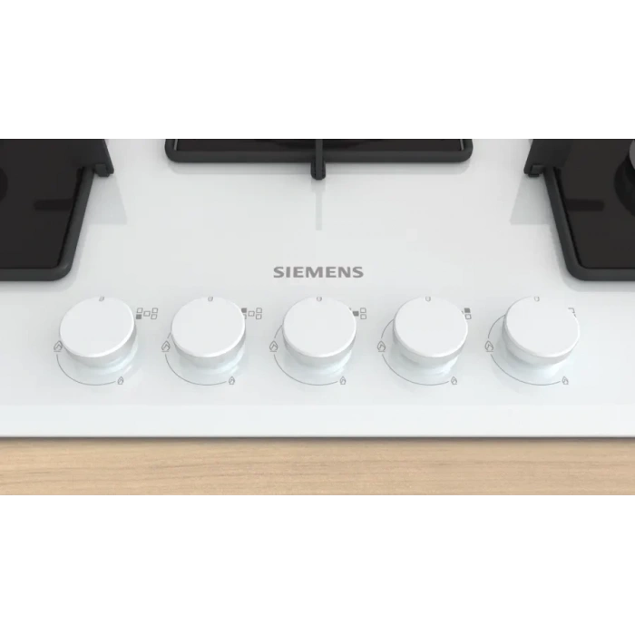 Siemens EN7B2QP30O iQ300 Gazlı Ocak 75 cm Sert cam, Beyaz