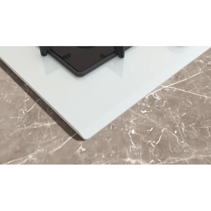 Siemens EN7B2QP30O iQ300 Gazlı Ocak 75 cm Sert cam, Beyaz