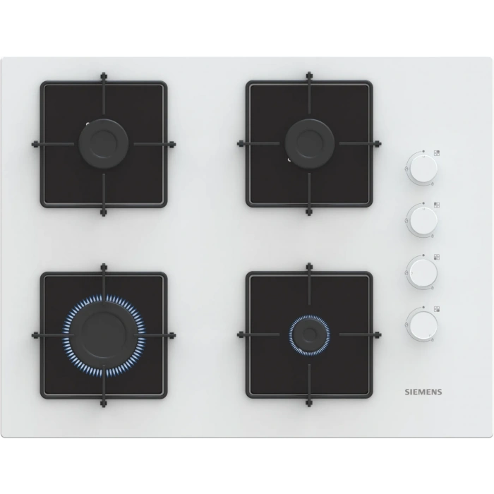 Siemens EO7C2PP30O iQ300 Gazlı Ocak 67 cm Sert cam, Beyaz