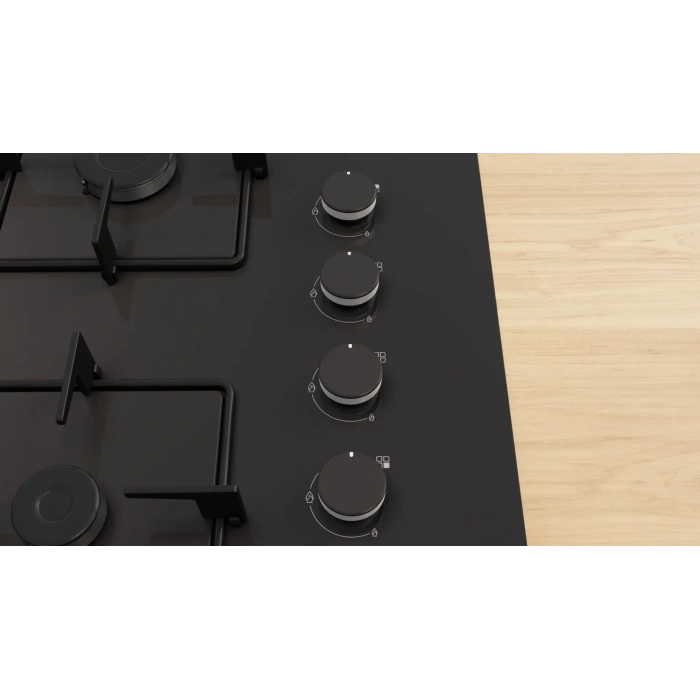 Siemens EO7C6PP30O iQ300 Gazlı Ocak 67 cm Sert cam, Siyah