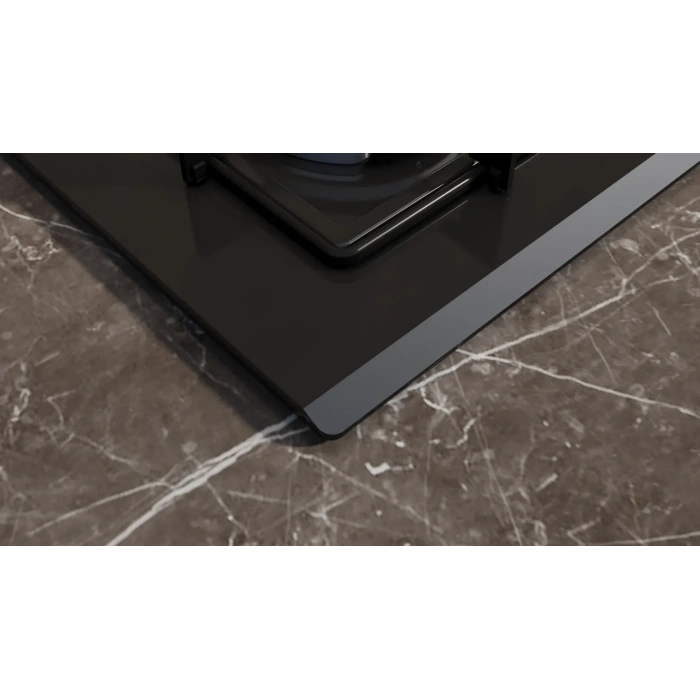 Siemens EO7C6PP30O iQ300 Gazlı Ocak 67 cm Sert cam, Siyah