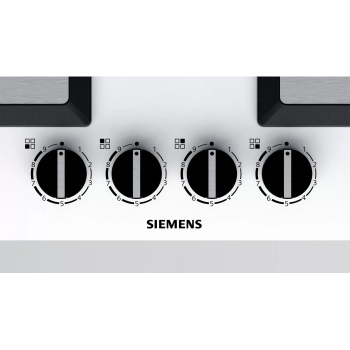 Siemens EP6A2PB20O iQ500 Gazlı Ocak 60 cm Sert cam, Beyaz