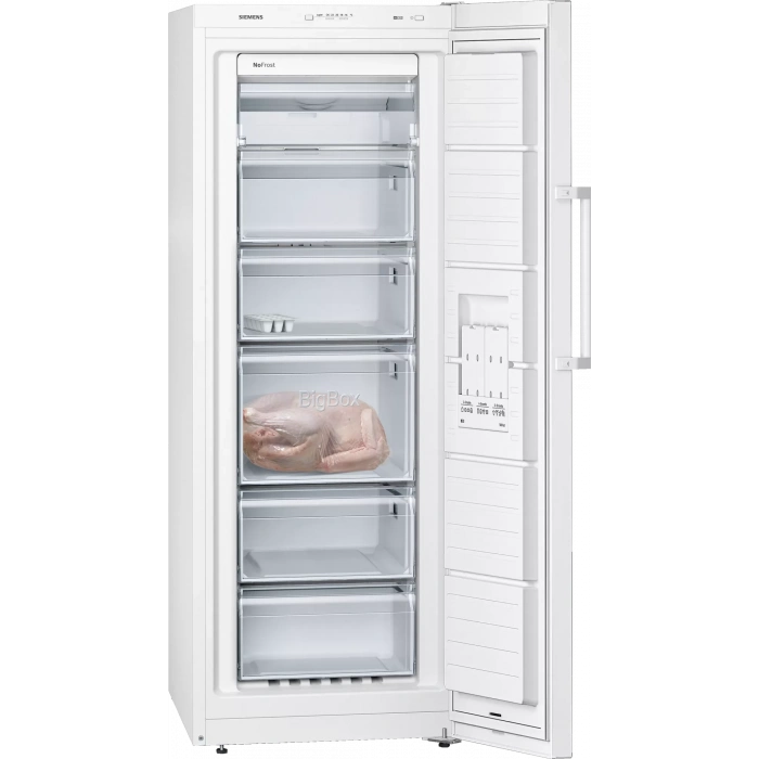 Siemens GS29NVWE0N iQ300 Solo Derin Dondurucu 161 x 60 cm Beyaz
