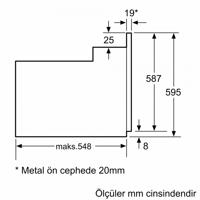 Siemens HB234FEH2T iQ300 Ankastre Fırın
