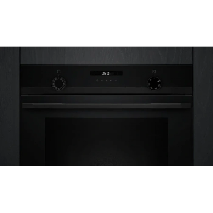 Siemens HU717ABA0T iQ300 Buhar Destekli Ankastre Fırın 60 x 60 cm Siyah