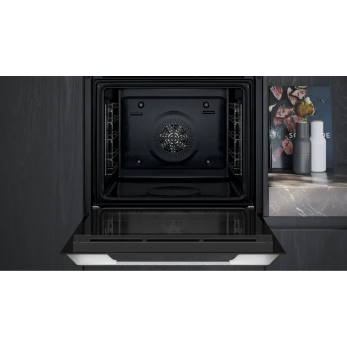 Siemens HU717ABV0T iQ300 Buhar Destekli Ankastre Fırın 60 x 60 cm Beyaz