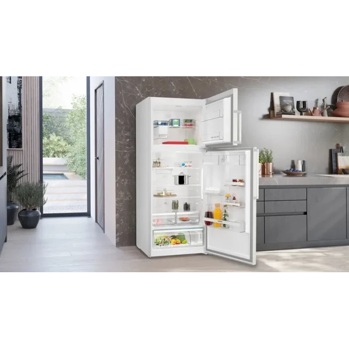 Siemens KD76NAIE1N iQ500 Üstten Donduruculu Buzdolabı 186 x 75 cm Kolay temizlenebilir Inox, Total noFrost